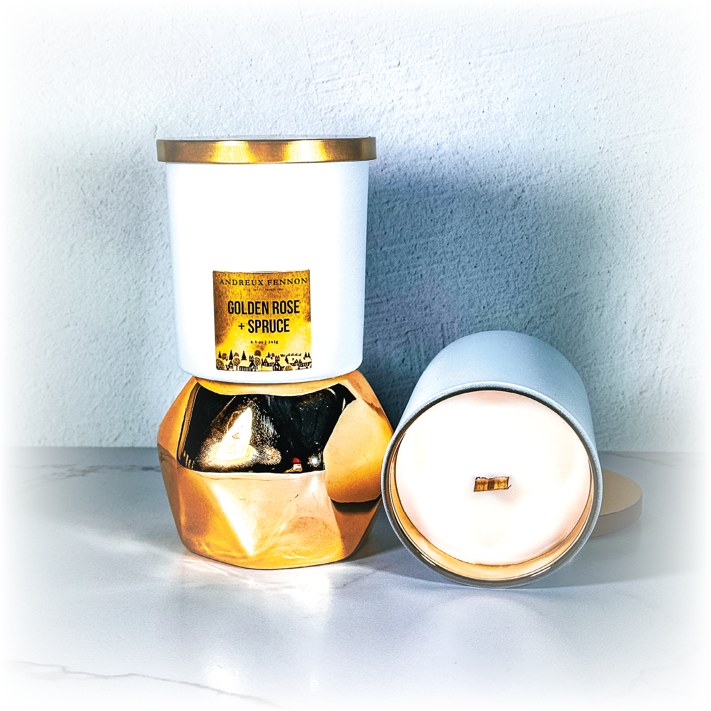 Golden Rose + Spruce