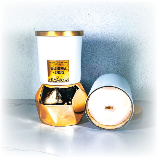 Golden Rose + Spruce